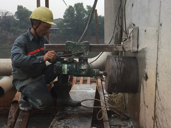 khoan rút lõi bê tông tại hải phòng